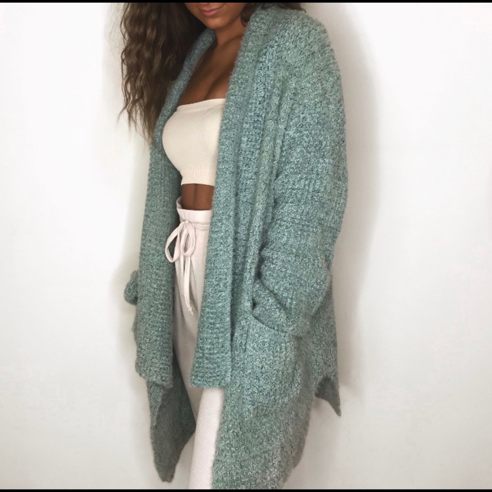 Waffle Knit Cardigan